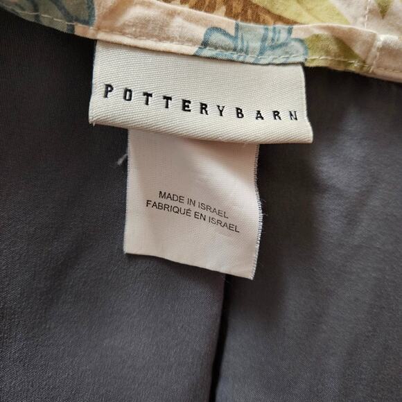 Pottery Barn Mum Garden Floral Curtain Panel & Two Zippered Throw Pillow Cases - Picture 4 of 12